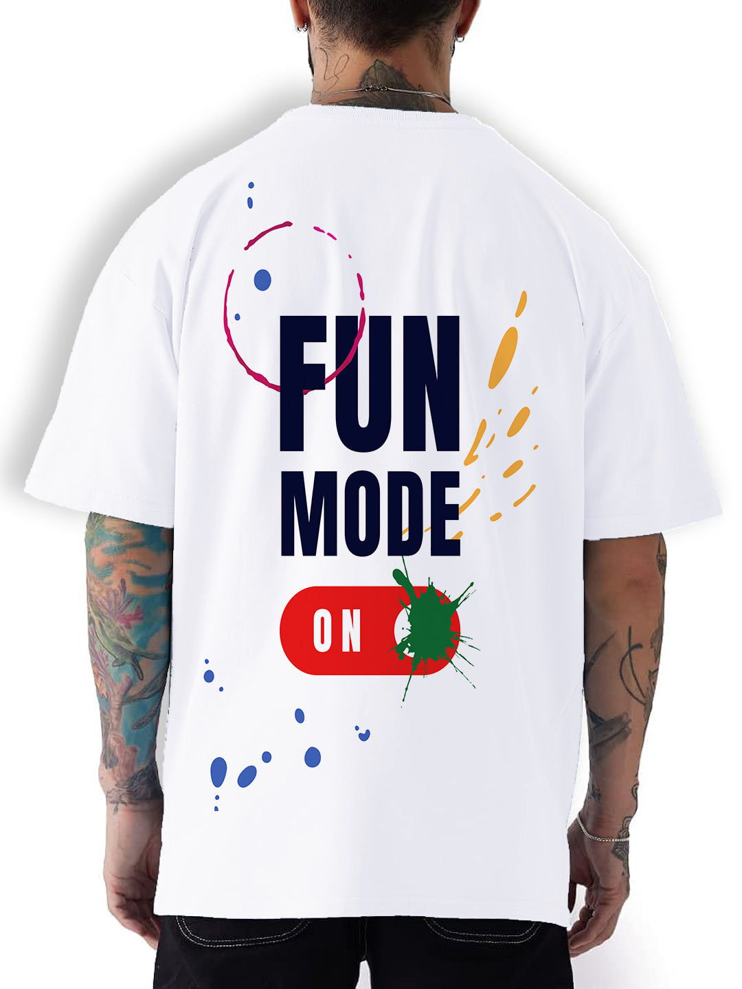 "Heart's Hue" Unisex oversized Holi t-shirt