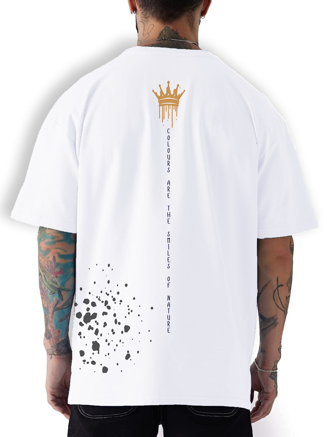 "Heart's Hue" Unisex oversized t-shirt