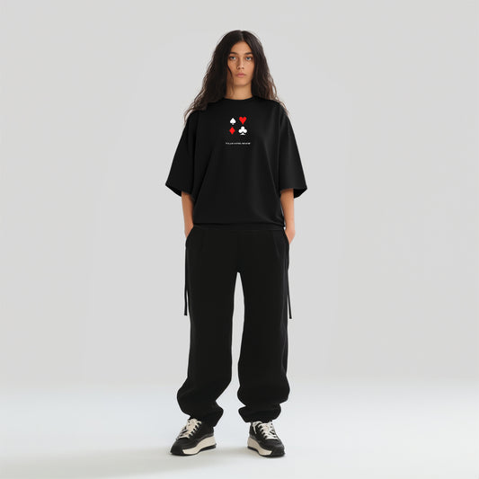 "Suited Up" Unisex Oversized Tee