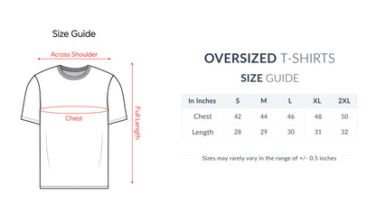 "Heart's Hue" Unisex oversized t-shirt